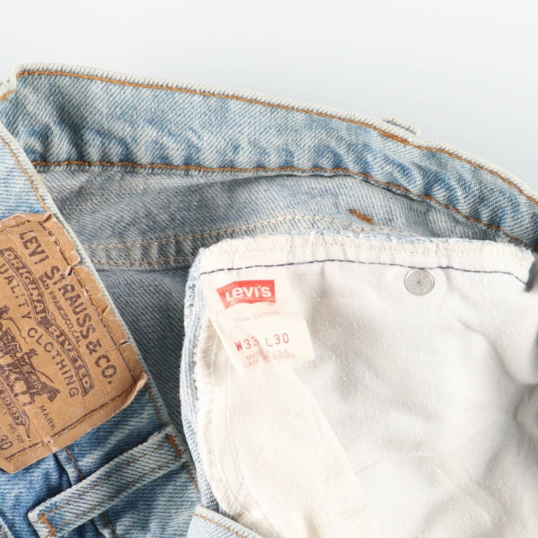 90s-00'S Levi's 40550-0213 Orange Tab Tapered Denim Pants, Made in USA, Men's, Size W31, Vintage cotton blue type Vintage Second Hand