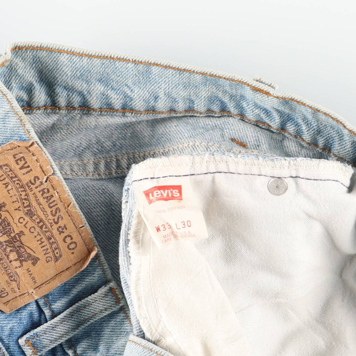 90s-00'S Levi's 40550-0213 Orange Tab Tapered Denim Pants, Made in USA, Men's, Size W31, Vintage cotton blue type Vintage Second Hand
