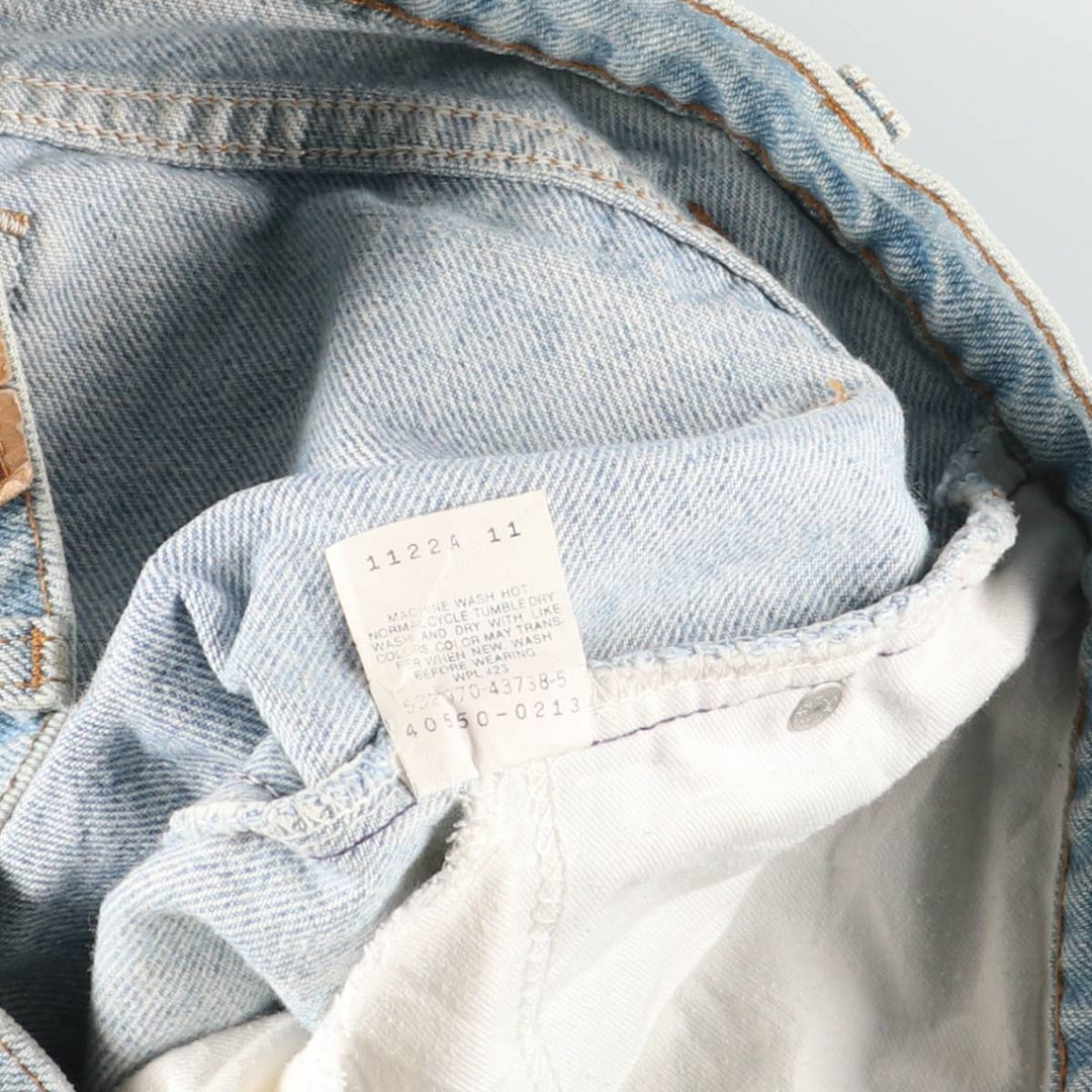 90s-00'S Levi's 40550-0213 Orange Tab Tapered Denim Pants, Made in USA, Men's, Size W31, Vintage cotton blue type Vintage Second Hand