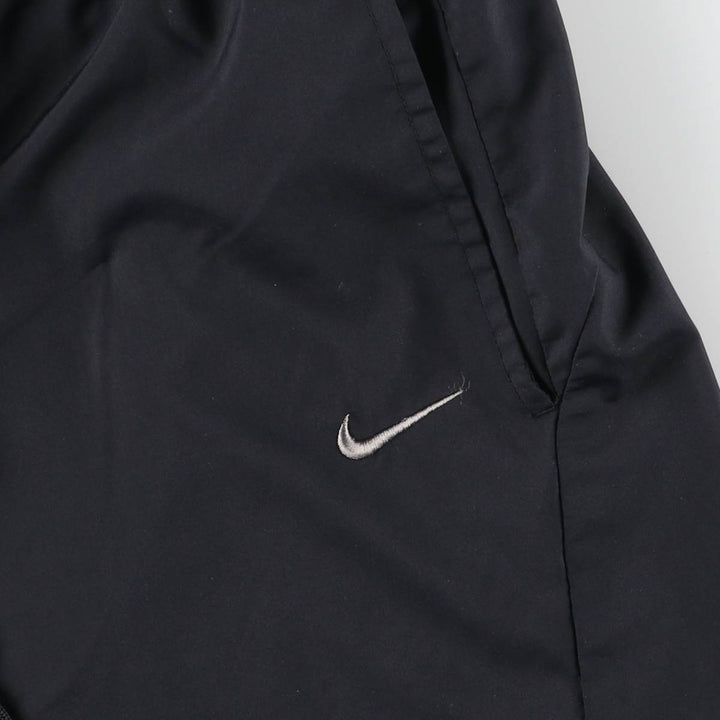 00'S Nike Warm-up Pants, Nylon Pants, Rustling Pants, Men's M Size polyester black type Vintage Second Hand