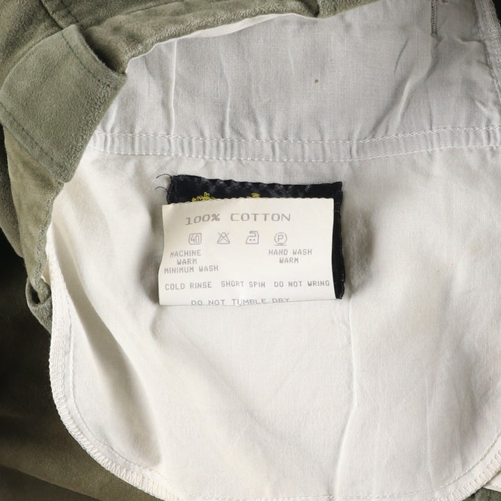 Vintage 80s-90'S Barbour 3 Warrant Moleskin Cotton Pants, Made in the UK, Men's Size W32 cotton Khaki type sage green Vintage Second Hand