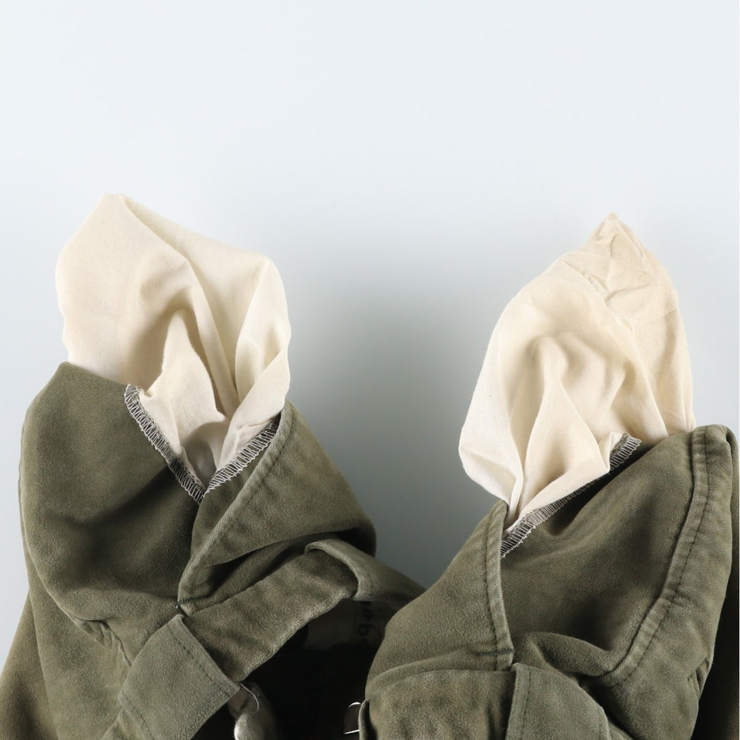 Vintage 80s-90'S Barbour 3 Warrant Moleskin Cotton Pants, Made in the UK, Men's Size W32 cotton Khaki type sage green Vintage Second Hand