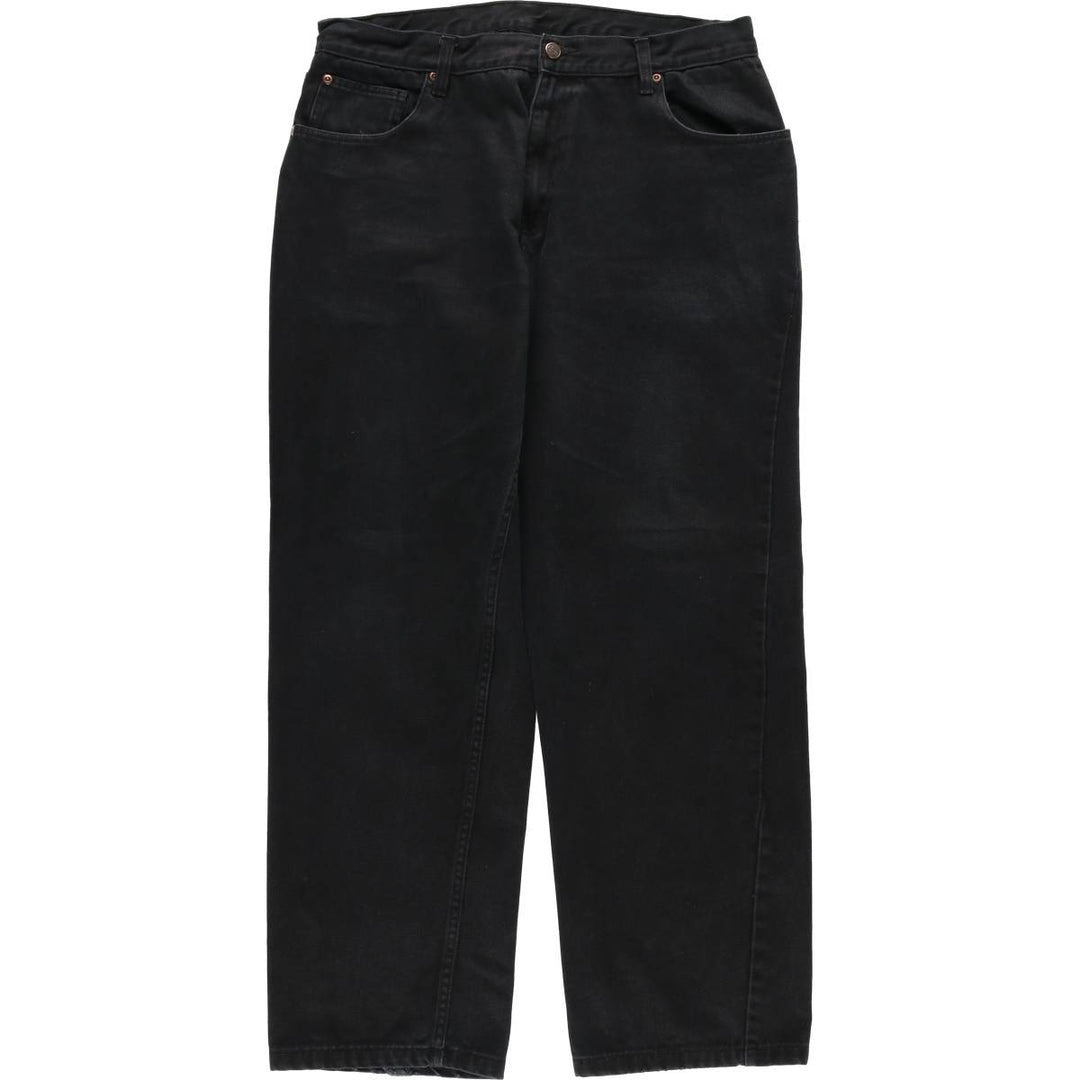 Dickies Men's Black Denim Tapered Denim Pants, Size W35 cotton black type Vintage Second Hand