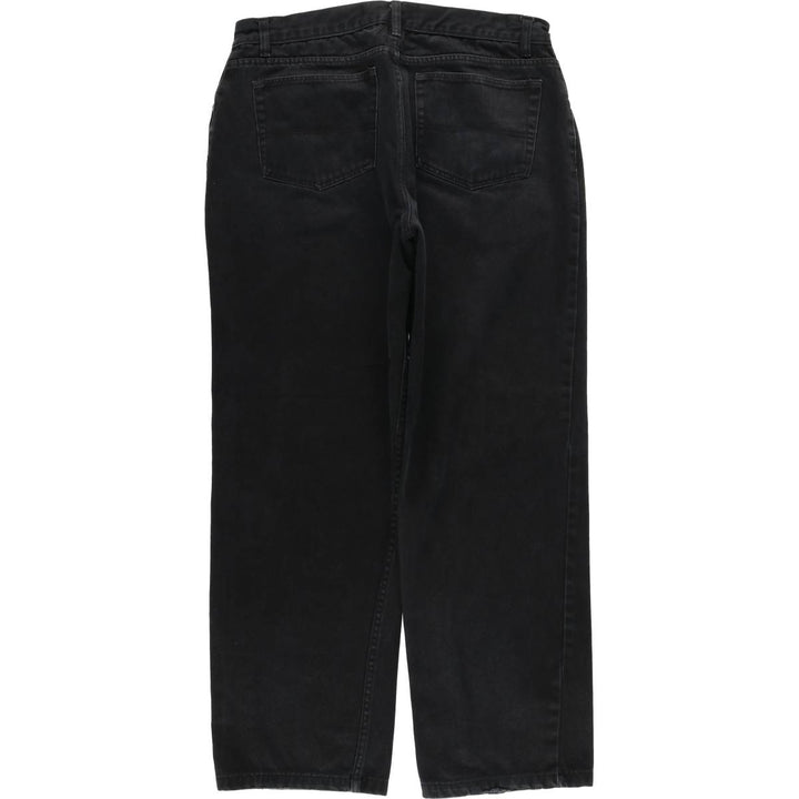 Dickies Men's Black Denim Tapered Denim Pants, Size W35 cotton black type Vintage Second Hand