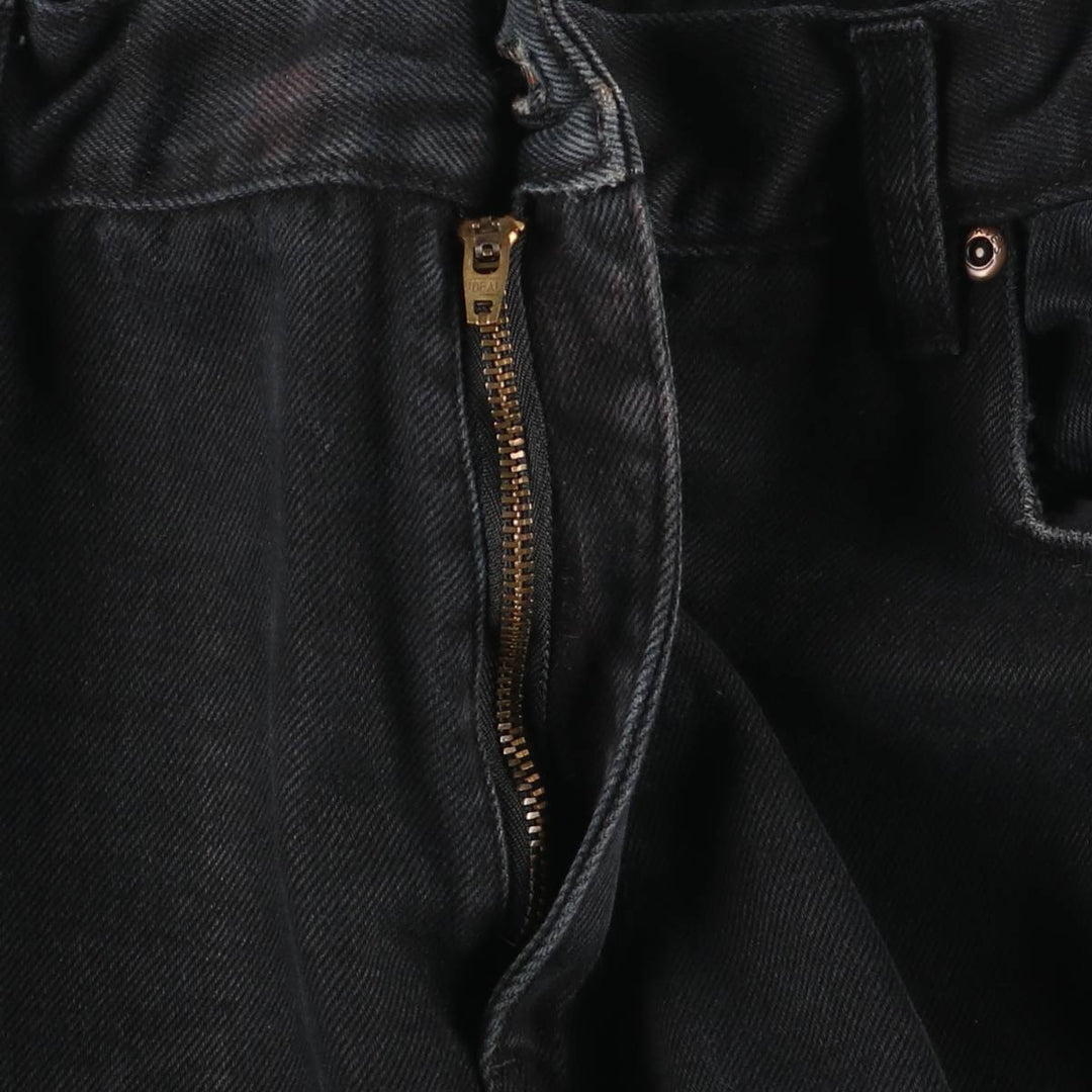 Dickies Men's Black Denim Tapered Denim Pants, Size W35 cotton black type Vintage Second Hand