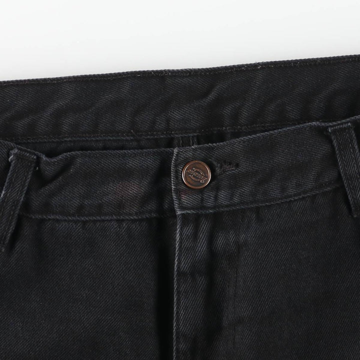 Dickies Men's Black Denim Tapered Denim Pants, Size W35 cotton black type Vintage Second Hand