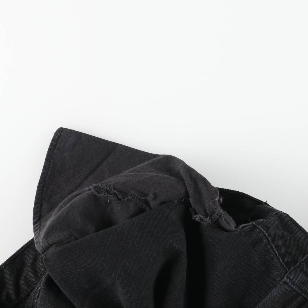 Dickies Men's Black Denim Tapered Denim Pants, Size W35 cotton black type Vintage Second Hand