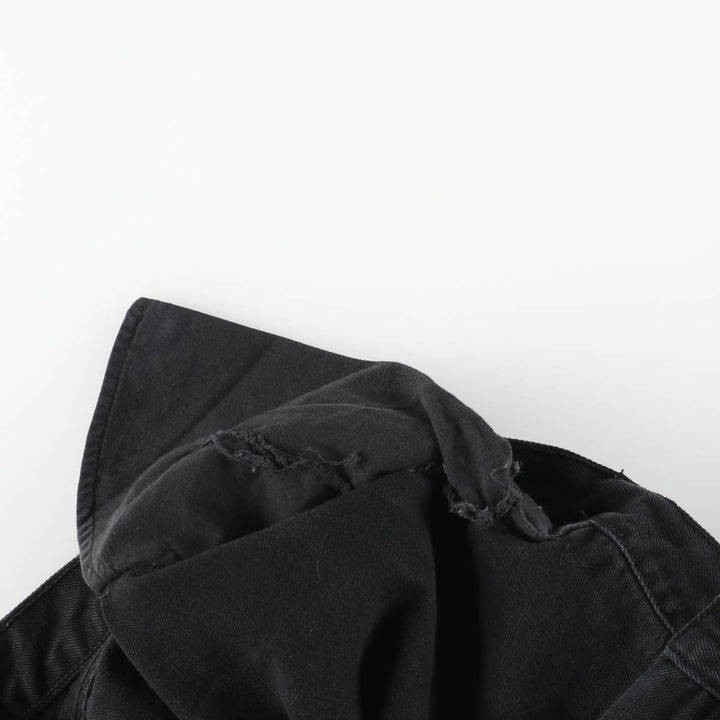 Dickies Men's Black Denim Tapered Denim Pants, Size W35 cotton black type Vintage Second Hand