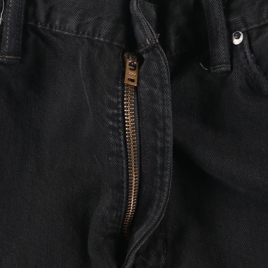 Ralph Lauren POLO RALPH LAUREN black denim straight-leg denim pants for men, size W37 cotton black type Vintage Second Hand