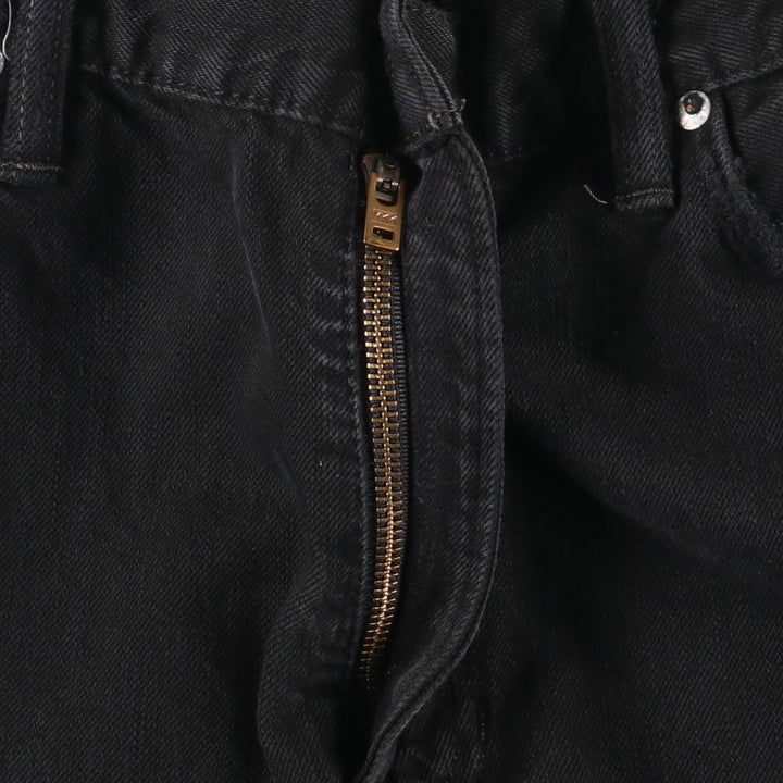 Ralph Lauren POLO RALPH LAUREN black denim straight-leg denim pants for men, size W37 cotton black type Vintage Second Hand