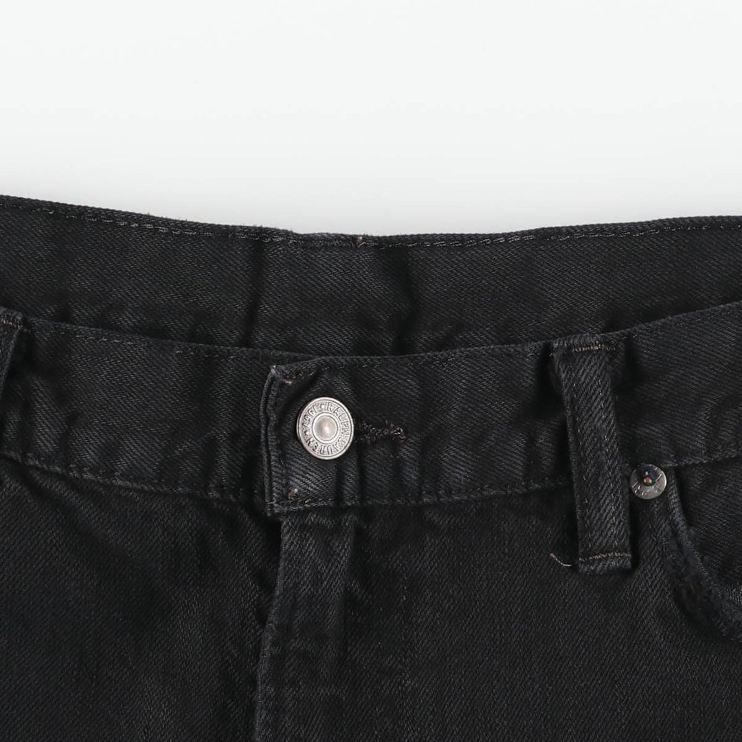 Ralph Lauren POLO RALPH LAUREN black denim straight-leg denim pants for men, size W37 cotton black type Vintage Second Hand