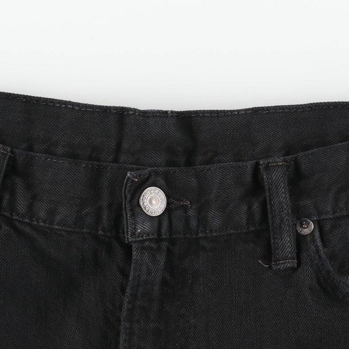 Ralph Lauren POLO RALPH LAUREN black denim straight-leg denim pants for men, size W37 cotton black type Vintage Second Hand