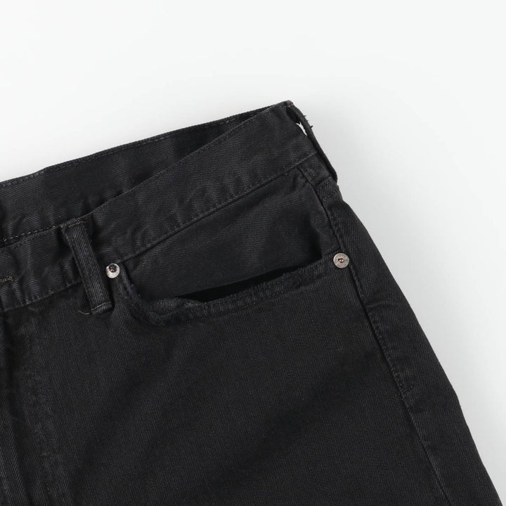 Ralph Lauren POLO RALPH LAUREN black denim straight-leg denim pants for men, size W37 cotton black type Vintage Second Hand