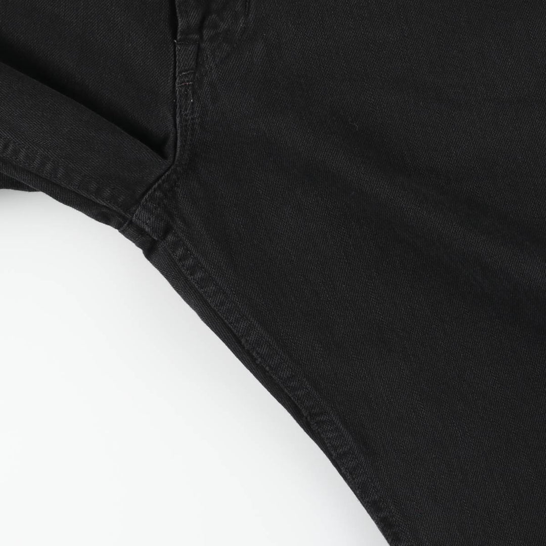 Ralph Lauren POLO RALPH LAUREN black denim straight-leg denim pants for men, size W37 cotton black type Vintage Second Hand