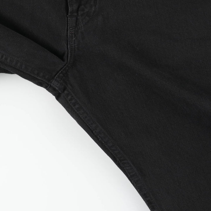 Ralph Lauren POLO RALPH LAUREN black denim straight-leg denim pants for men, size W37 cotton black type Vintage Second Hand