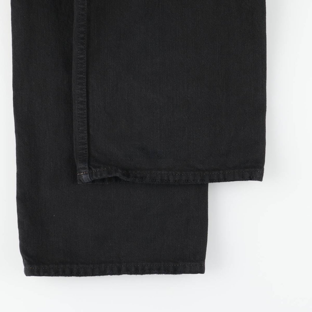 Ralph Lauren POLO RALPH LAUREN black denim straight-leg denim pants for men, size W37 cotton black type Vintage Second Hand