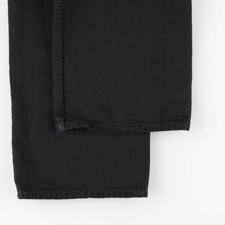 Ralph Lauren POLO RALPH LAUREN black denim straight-leg denim pants for men, size W37 cotton black type Vintage Second Hand