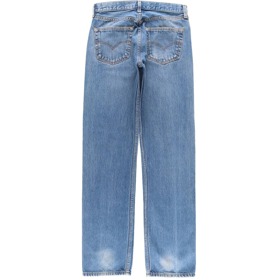 00'S Levi's 501 straight denim pants for men, W30 equivalent cotton blue type Vintage Second Hand