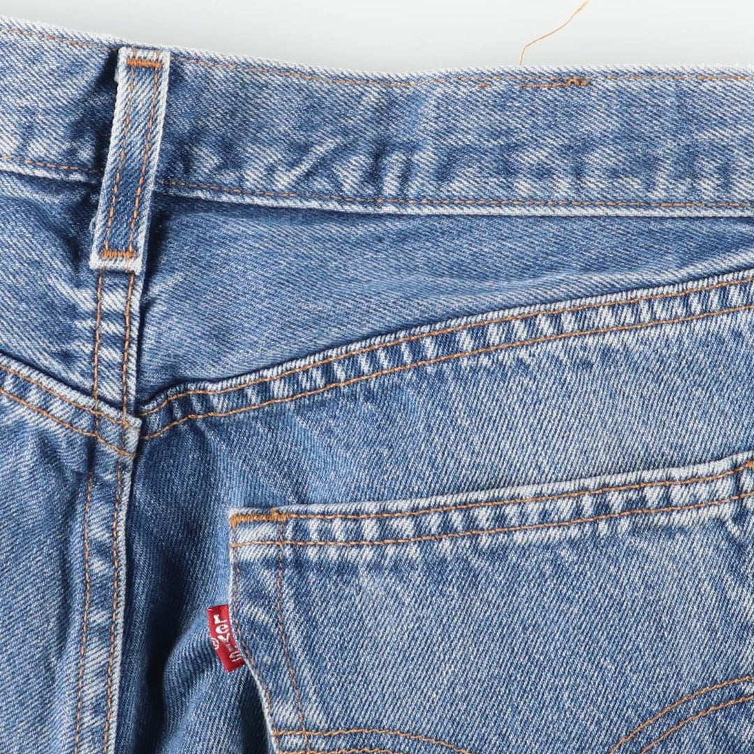 00'S Levi's 501 straight denim pants for men, W30 equivalent cotton blue type Vintage Second Hand
