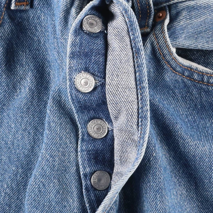 00'S Levi's 501 straight denim pants for men, W30 equivalent cotton blue type Vintage Second Hand