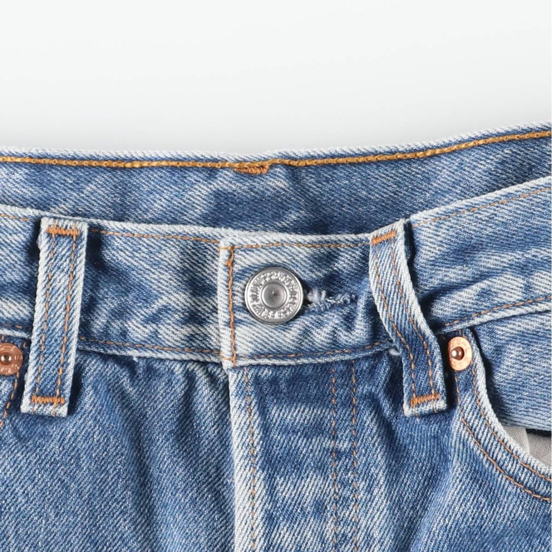 00'S Levi's 501 straight denim pants for men, W30 equivalent cotton blue type Vintage Second Hand