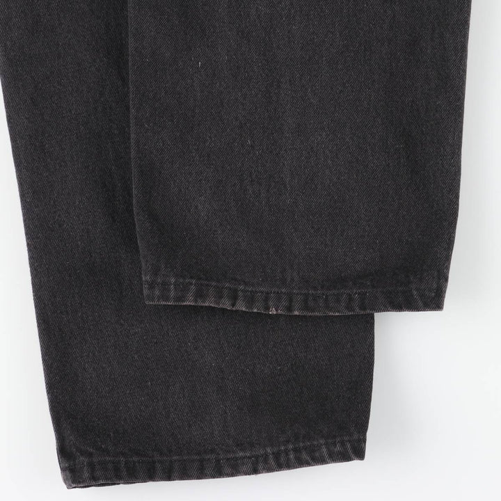 90s-00'S Levi's 550 Relaxed Fit Coupe Relaxed Black Denim Tapered Jeans, Men's W34 (approx.), Vintage cotton black type Vintage Second Hand