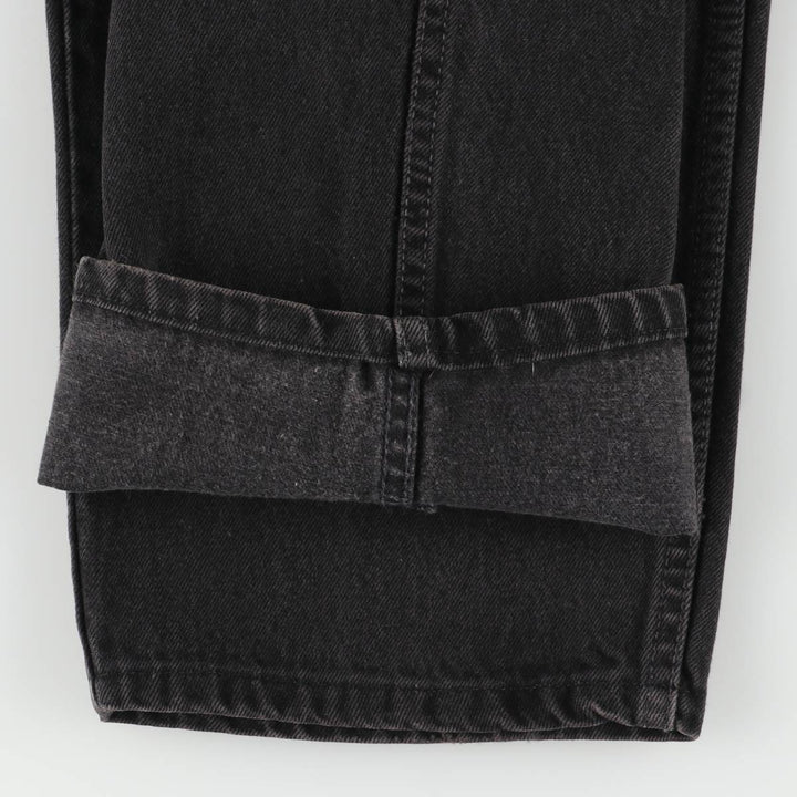 90s-00'S Levi's 550 Relaxed Fit Coupe Relaxed Black Denim Tapered Jeans, Men's W34 (approx.), Vintage cotton black type Vintage Second Hand