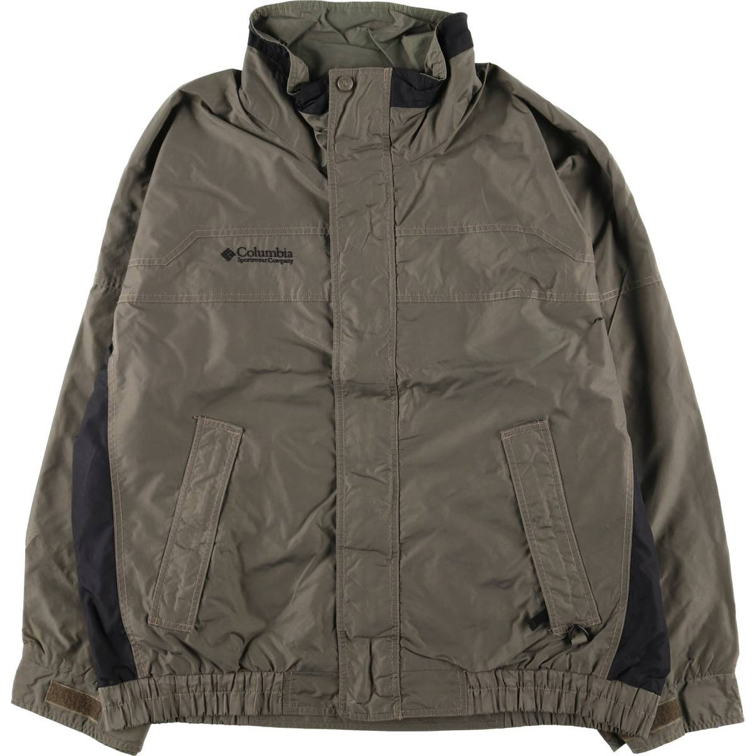 90s~00'S Columbia BUGABOO Bugaboo Mountain Jacket Shell Jacket Men's L size unclear gray type Vintage Second Hand