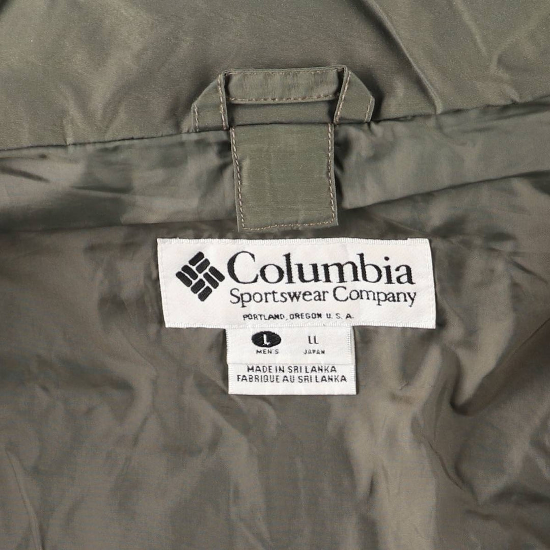 90s~00'S Columbia BUGABOO Bugaboo Mountain Jacket Shell Jacket Men's L size unclear gray type Vintage Second Hand