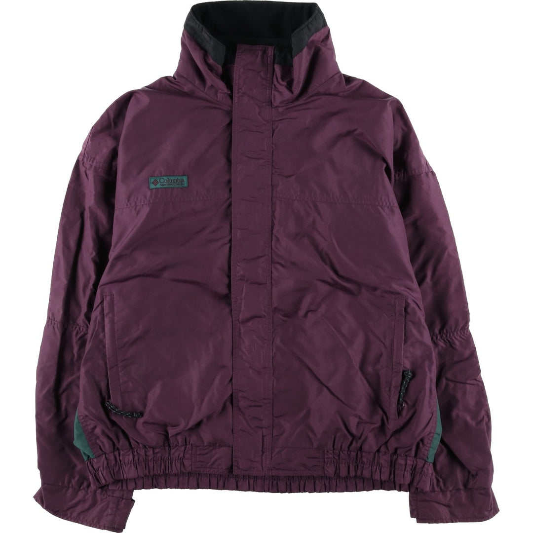 90'S Columbia Mountain Jacket, Shell Jacket, White Tag, Men's XL, Vintage Nylon wine-red Vintage Second Hand