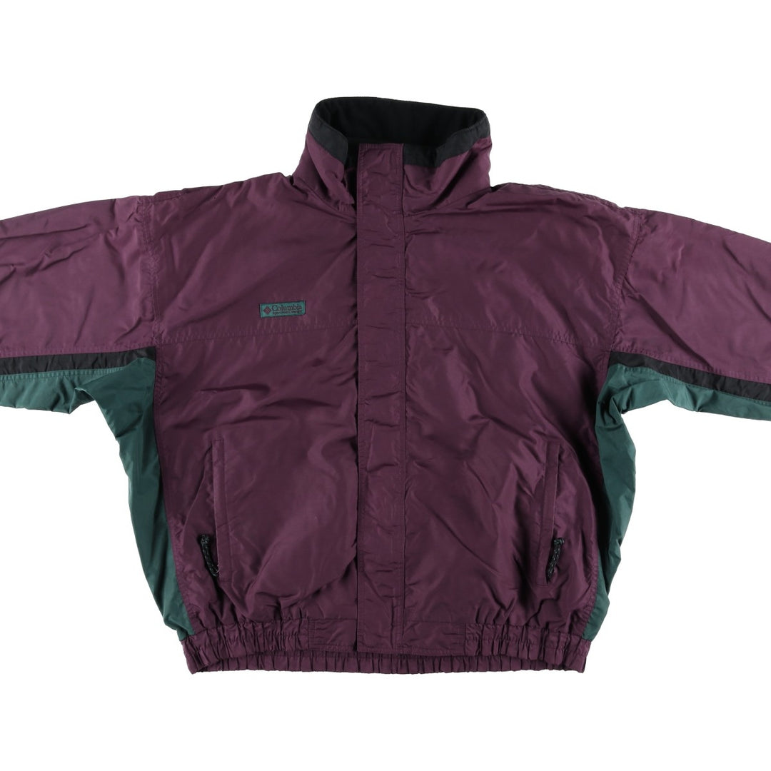 90'S Columbia Mountain Jacket, Shell Jacket, White Tag, Men's XL, Vintage Nylon wine-red Vintage Second Hand