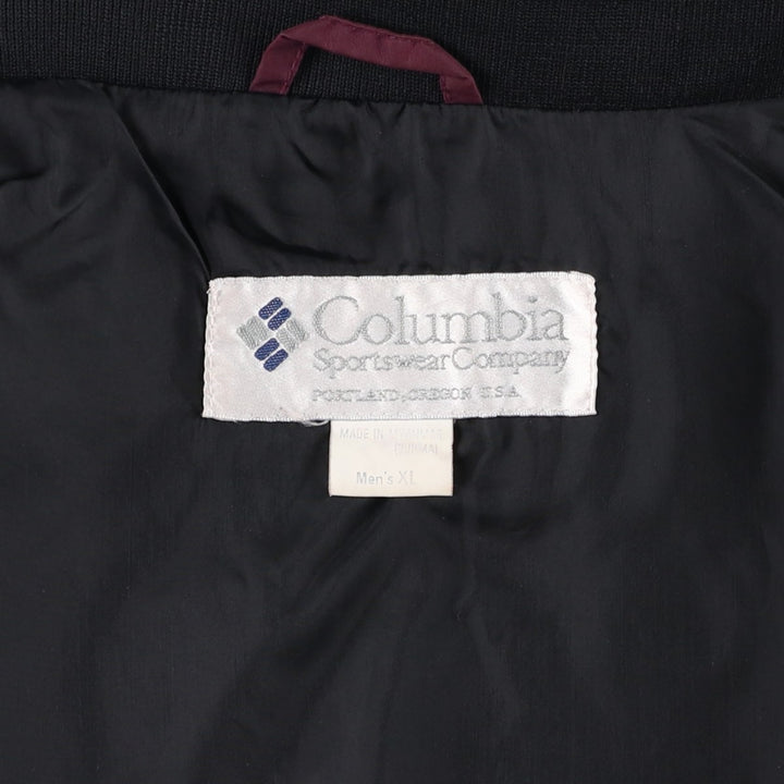 90'S Columbia Mountain Jacket, Shell Jacket, White Tag, Men's XL, Vintage Nylon wine-red Vintage Second Hand
