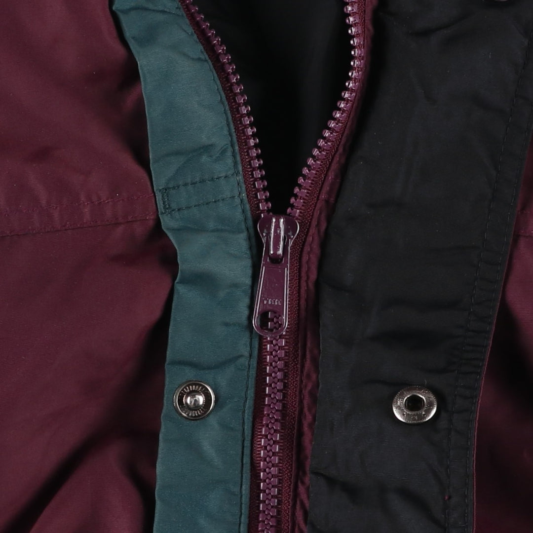 90'S Columbia Mountain Jacket, Shell Jacket, White Tag, Men's XL, Vintage Nylon wine-red Vintage Second Hand
