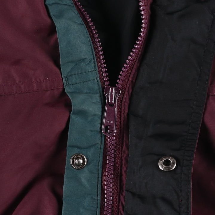 90'S Columbia Mountain Jacket, Shell Jacket, White Tag, Men's XL, Vintage Nylon wine-red Vintage Second Hand