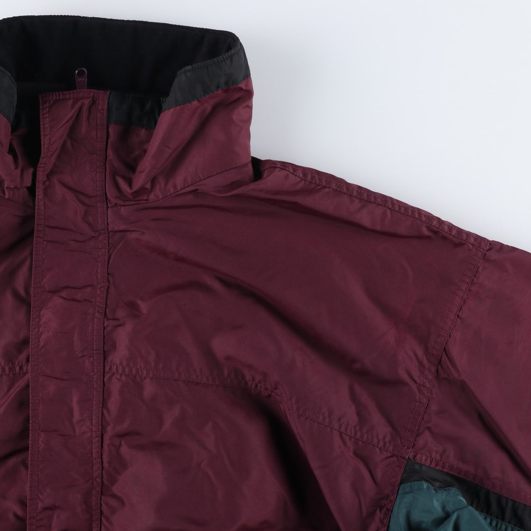 90'S Columbia Mountain Jacket, Shell Jacket, White Tag, Men's XL, Vintage Nylon wine-red Vintage Second Hand