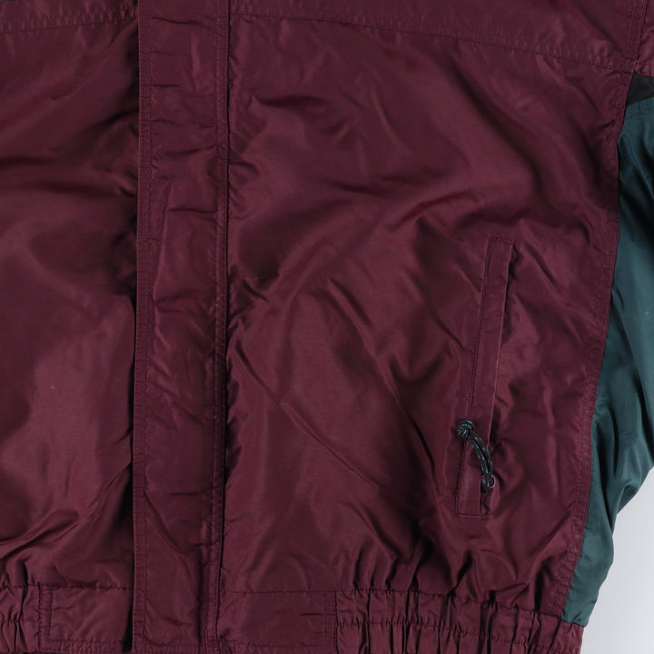 90'S Columbia Mountain Jacket, Shell Jacket, White Tag, Men's XL, Vintage Nylon wine-red Vintage Second Hand