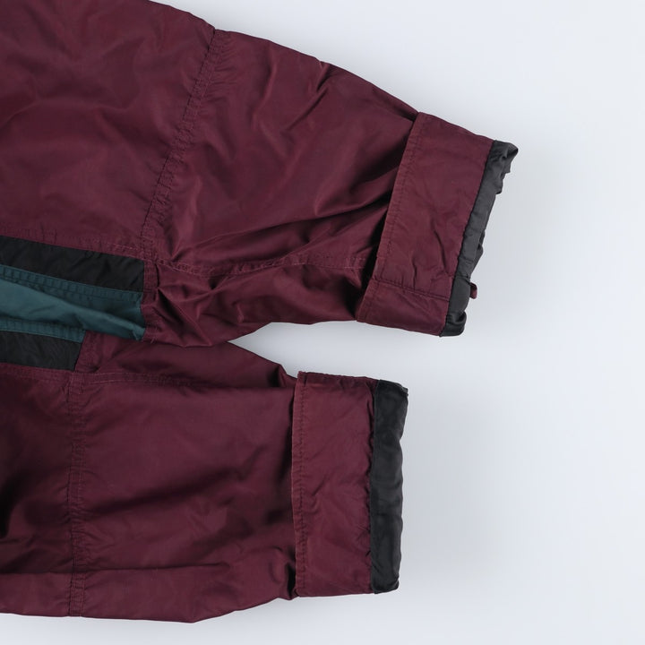 90'S Columbia Mountain Jacket, Shell Jacket, White Tag, Men's XL, Vintage Nylon wine-red Vintage Second Hand