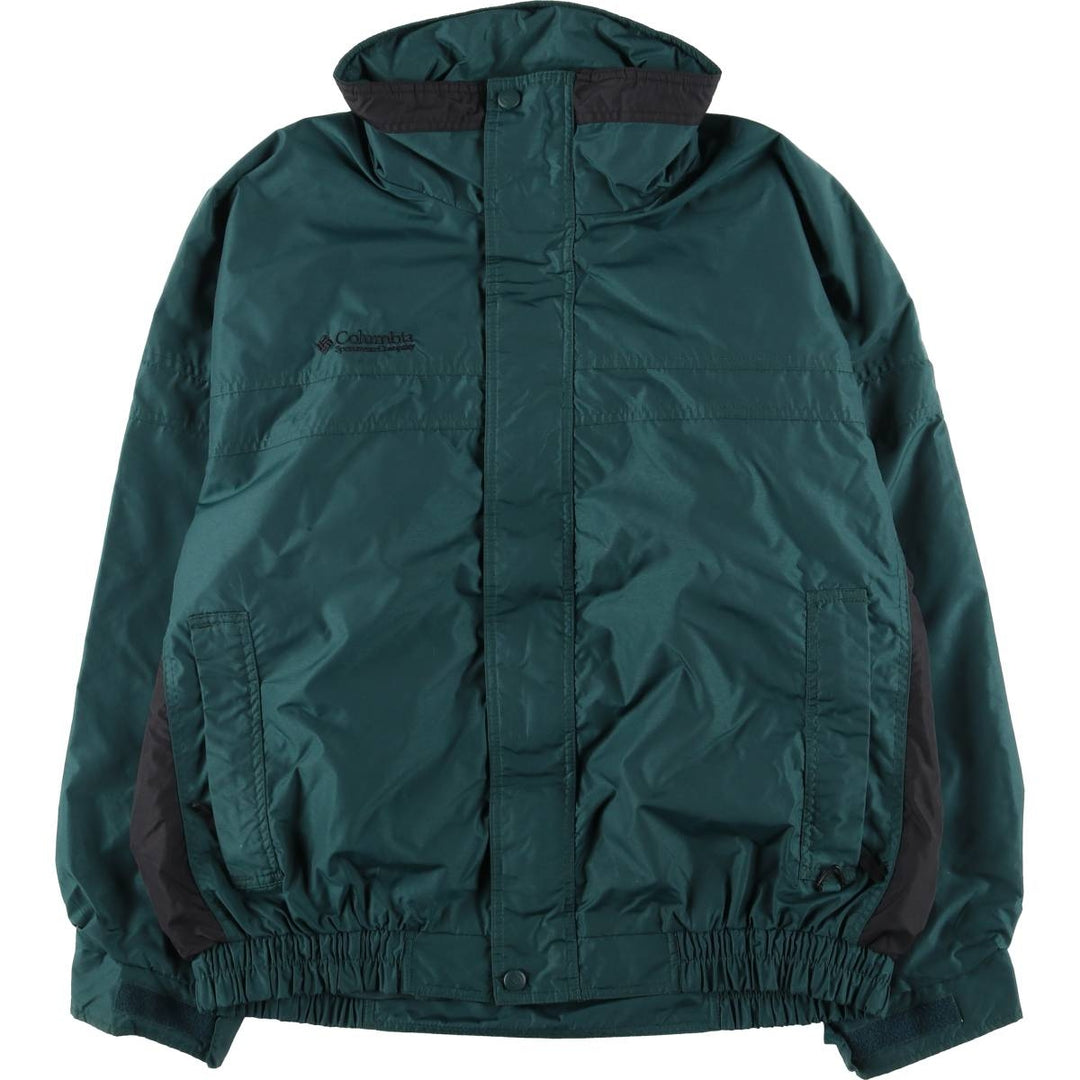 00'S Columbia BUGABOO Bugaboo Mountain Jacket Shell Jacket Men's L size Nylon dark green Vintage Second Hand