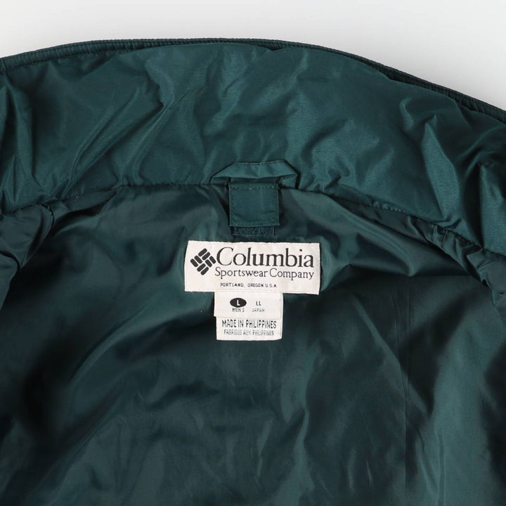 00'S Columbia BUGABOO Bugaboo Mountain Jacket Shell Jacket Men's L size Nylon dark green Vintage Second Hand