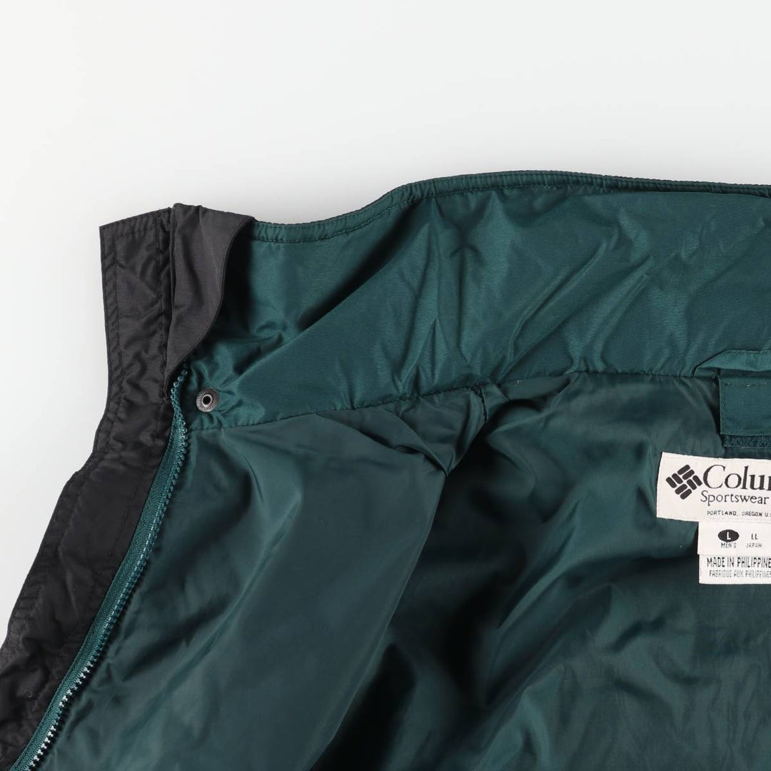 00'S Columbia BUGABOO Bugaboo Mountain Jacket Shell Jacket Men's L size Nylon dark green Vintage Second Hand