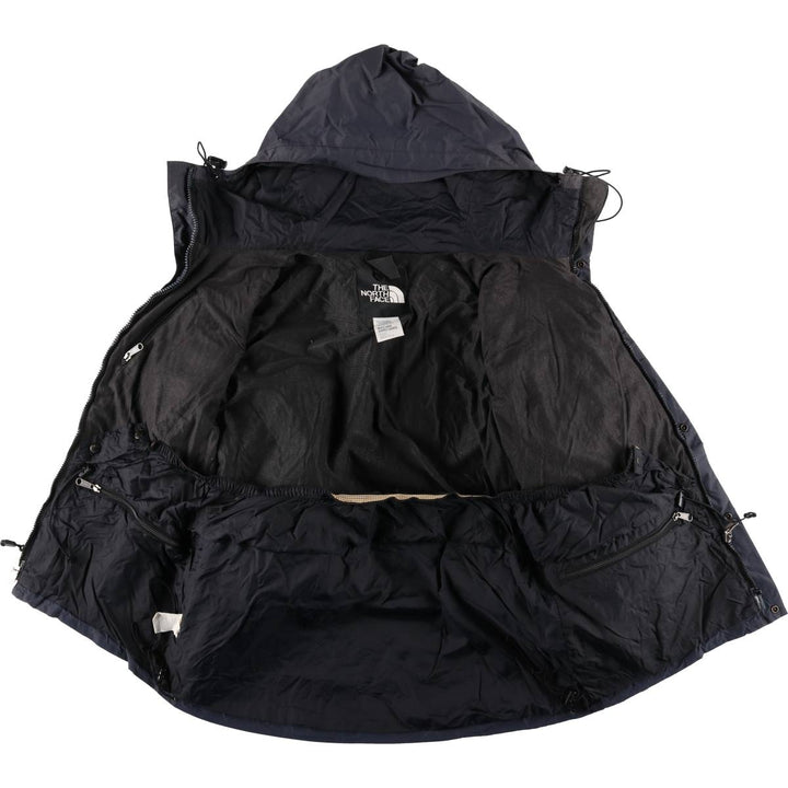 1990'S The North Face GORE-TEX XCR Gore-Tex Mountain Parka Shell Jacket, Men's Size L (approx.), Vintage Nylon (Gore-Tex) navy blue type Vintage Second Hand