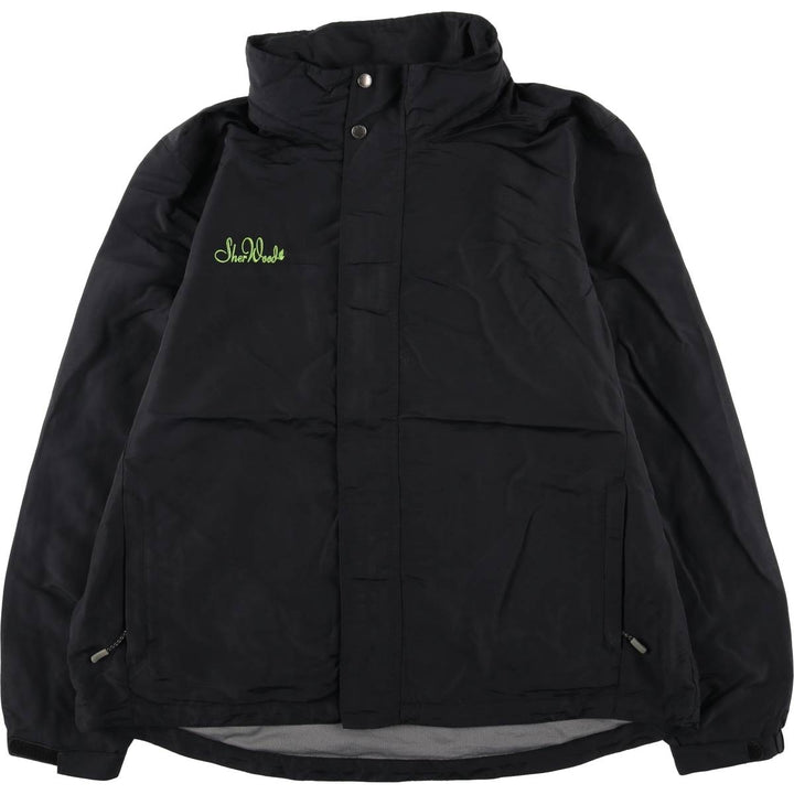 LANDS' END Nylon Jacket, Men's XL Nylon black type Vintage Second Hand