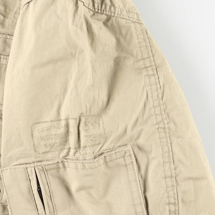 00'S Timberland WEATHERGEAR windbreaker, men's size XL cotton Beige type Vintage Second Hand