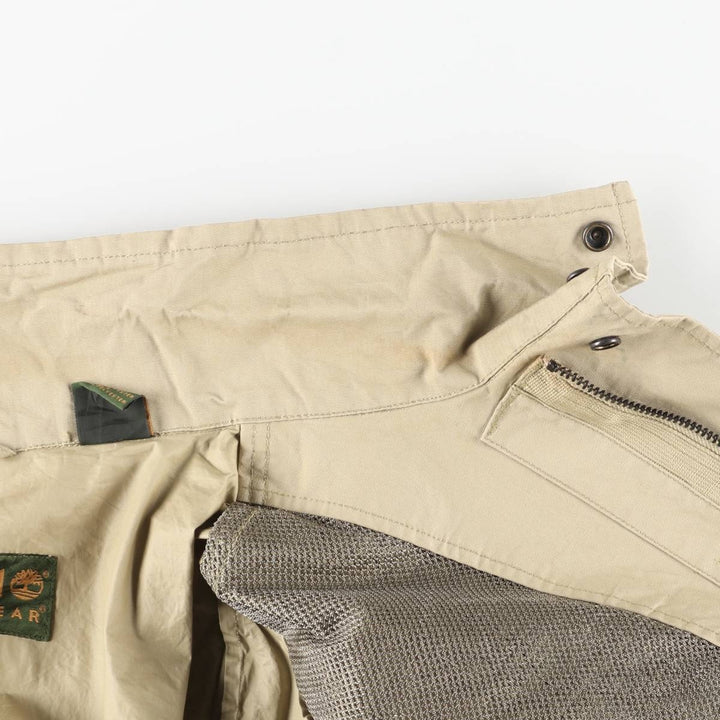 00'S Timberland WEATHERGEAR windbreaker, men's size XL cotton Beige type Vintage Second Hand