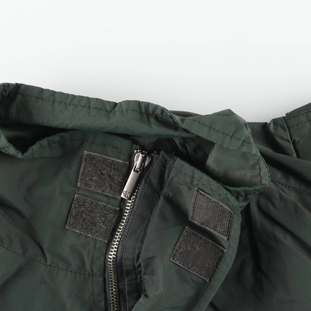 90s-00'S Calvin Klein Cotton and Nylon Jacket, Men's Size Small, Vintage Nylon green type Vintage Second Hand