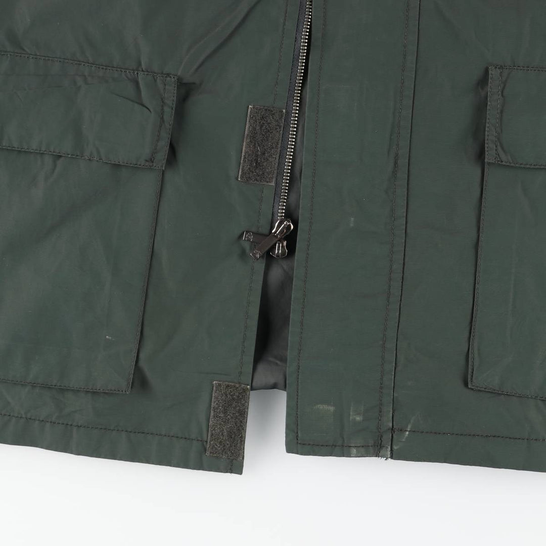 90s-00'S Calvin Klein Cotton and Nylon Jacket, Men's Size Small, Vintage Nylon green type Vintage Second Hand