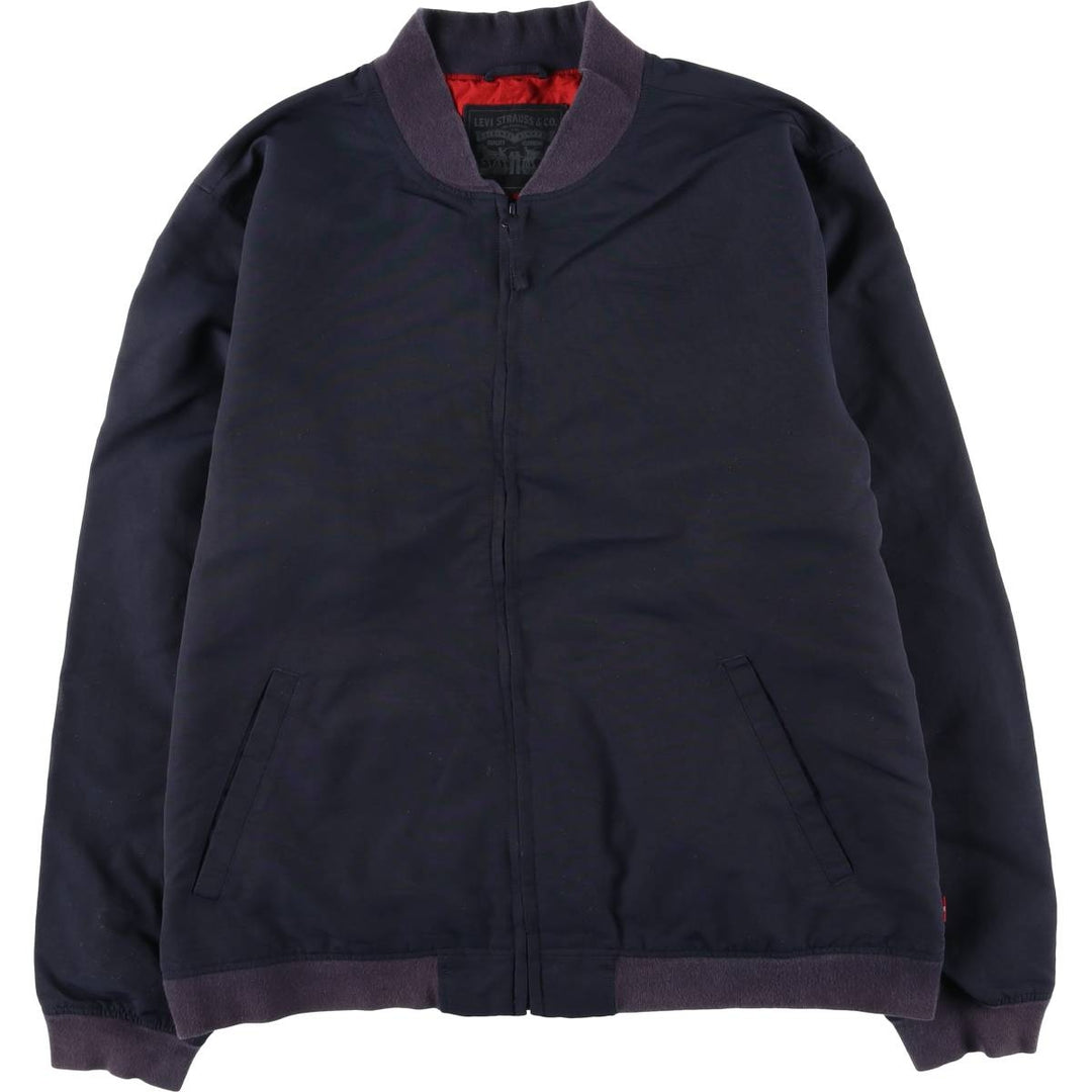 Levi's nylon blouson, men's size XXL Nylon navy blue type Vintage Second Hand