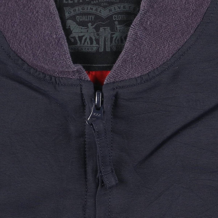 Levi's nylon blouson, men's size XXL Nylon navy blue type Vintage Second Hand