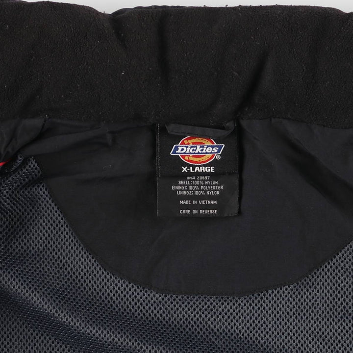 Dickies nylon jacket, men's size XL. Nylon black type Vintage Second Hand