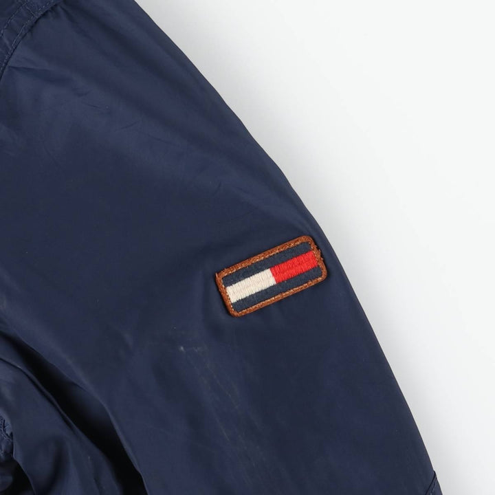 Tommy Hilfiger DENIM windbreaker, men's size M polyester navy blue type Vintage Second Hand